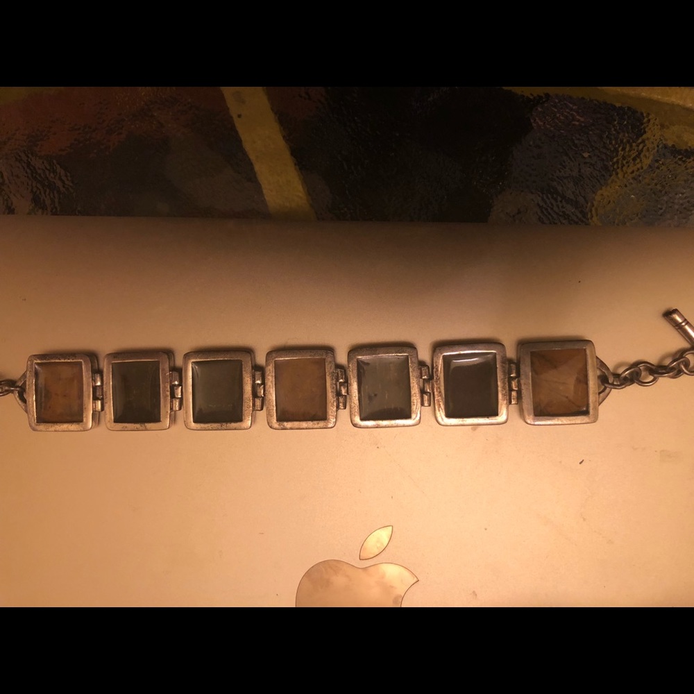 Vintage Multi Stone Classic Looking Bracelet - image 2